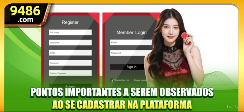 Imagem promocional da plataforma lar777